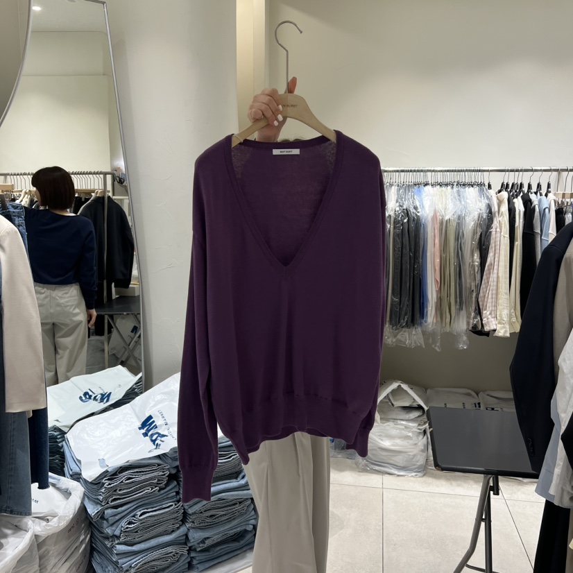 NAVYBURST韓國直郵女裝新款熱賣人氣26春夏職業針織衫V領NAVY BURST針織衫圖色5