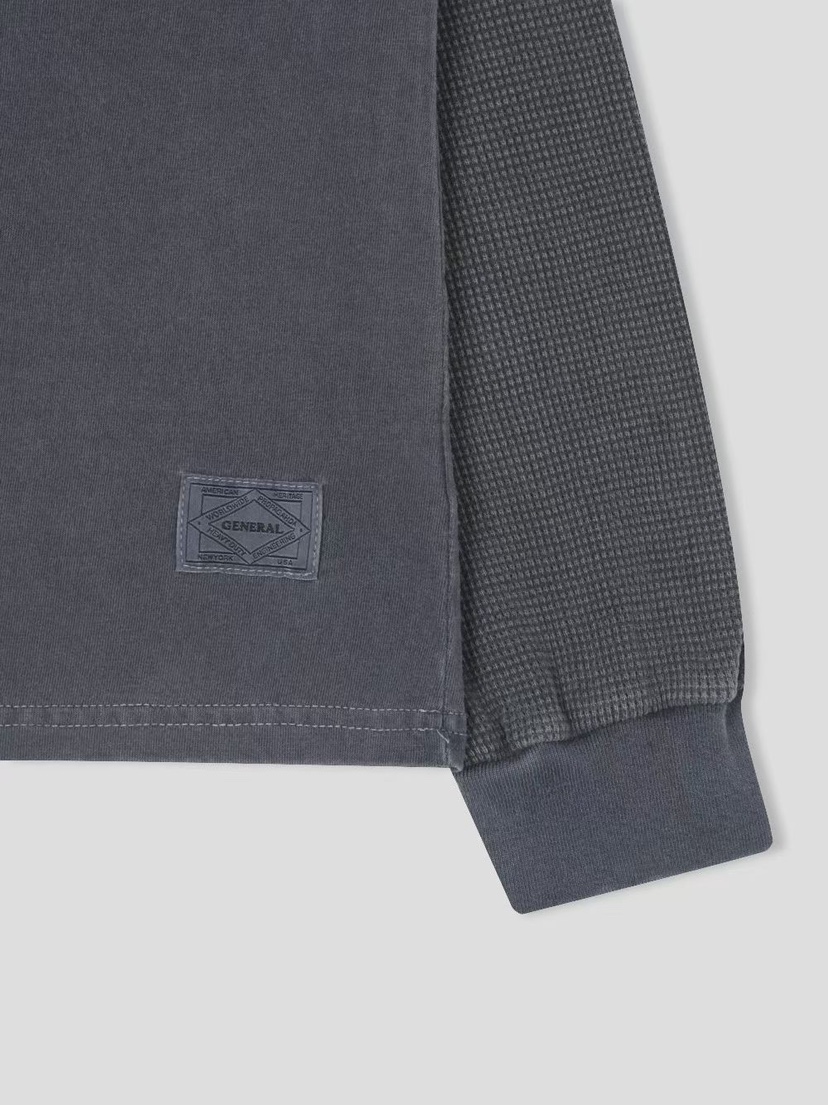 DUDE韓國直郵女士新品推薦熱賣人氣休閑26春夏職業T恤假兩件DUDET恤