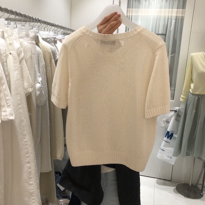 MONDAY TO SUNDAY韓國東大門直郵女裝新款休閑26春夏T恤棉MONDAY TO SUNDAYT恤