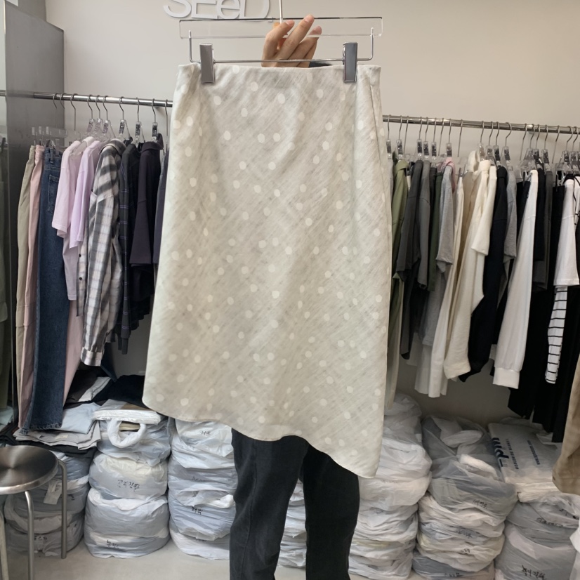 LEESEED-A韓國東大門代購女裝新品26春夏時尚半身裙中短裙SEeD/LEESEED半身裙/中短裙圖色2