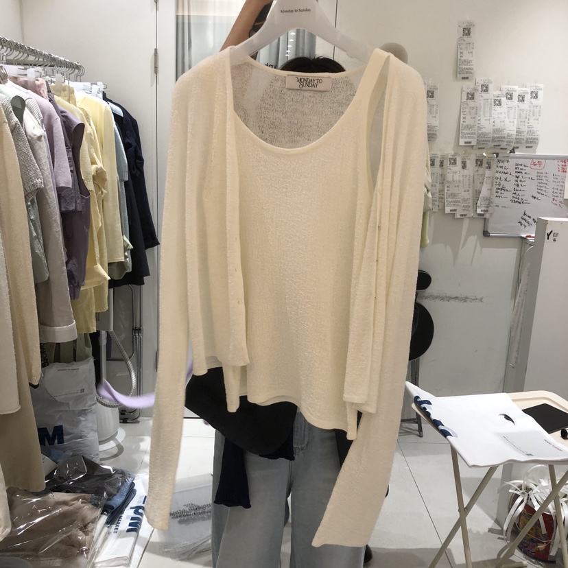 MONDAY TO SUNDAY韓國直郵女裝新品時尚休閑26春夏套裝套裝MONDAY TO SUNDAY套裝圖色1