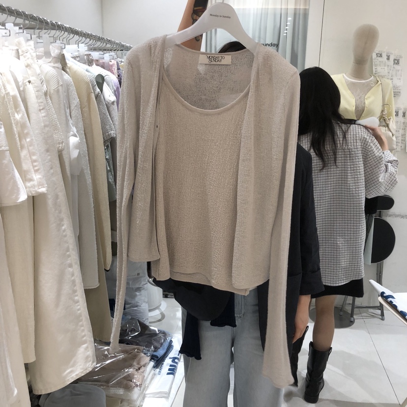 MONDAY TO SUNDAY韓國直郵女裝新品時尚休閑26春夏套裝套裝MONDAY TO SUNDAY套裝圖色3