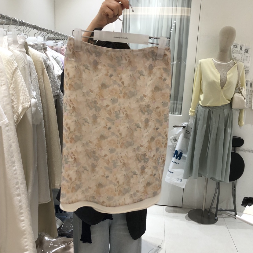 MONDAY TO SUNDAY韓國東大門代購女裝新款職業半身裙中短裙MONDAY TO SUNDAY半身裙/中短裙圖色1