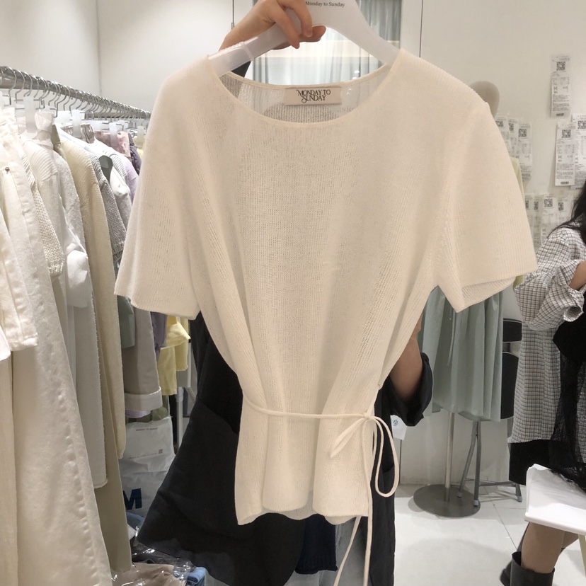 MONDAY TO SUNDAY韓國直郵女裝新款職業熱賣推薦休閑T恤MONDAY TO SUNDAYT恤圖色4