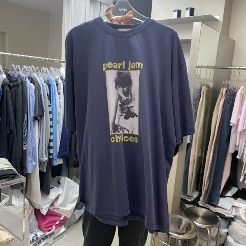 LEESEED-A韓國代購女士新品職業人氣推薦熱賣休閑26春夏T恤SEeD/LEESEEDT恤圖色2