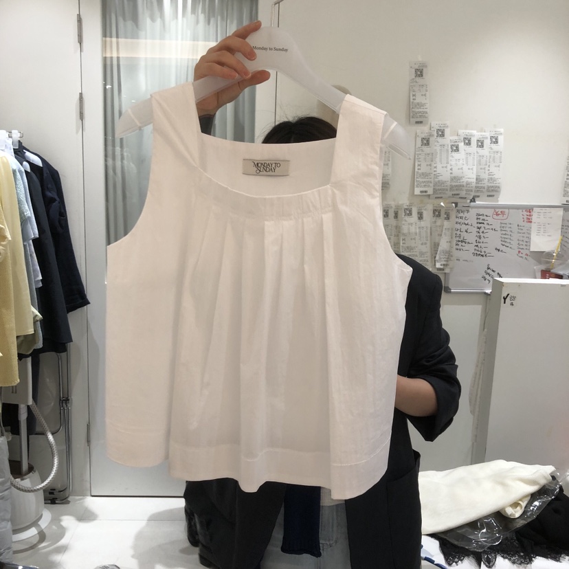 MONDAY TO SUNDAY韓國東大門直郵女裝新款熱賣吊帶背心MONDAY TO SUNDAY吊帶/背心圖色1