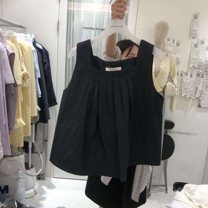 MONDAY TO SUNDAY韓國東大門直郵女裝新款熱賣吊帶背心MONDAY TO SUNDAY吊帶/背心圖色2