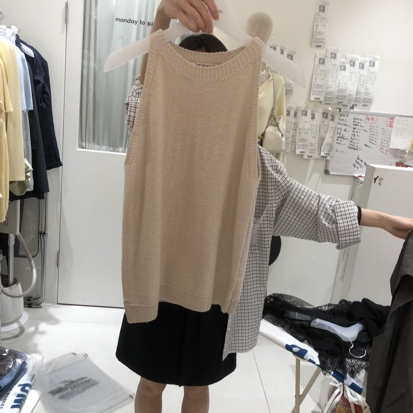 MONDAY TO SUNDAY韓國東大門代購女士新品26春夏吊帶背心MONDAY TO SUNDAY吊帶/背心圖色2