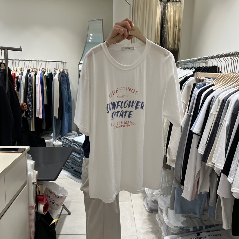 NAVYBURST韓國東大門代購女士新款26春夏熱賣推薦人氣T恤NAVY BURSTT恤圖色3