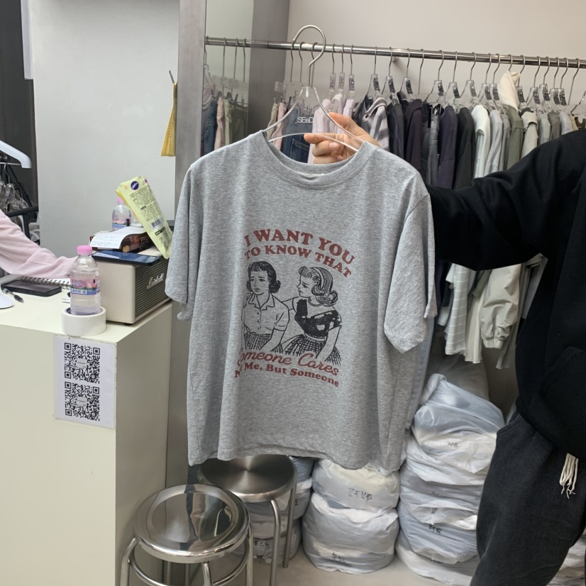 LEESEED-A韓國代購女裝新款熱賣人氣26春夏推薦職業休閑T恤SEeD/LEESEEDT恤圖色2