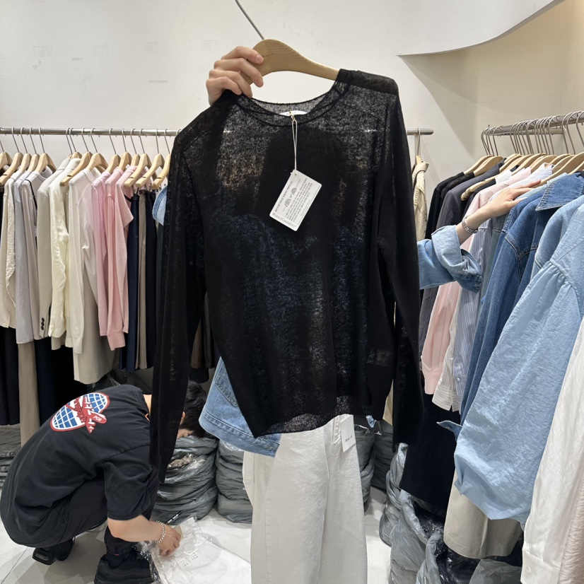 BLUEI-D/N SHARP韓國代購女士新款時尚熱賣休閑針織衫Blue i-d/N SHARP針織衫圖色4