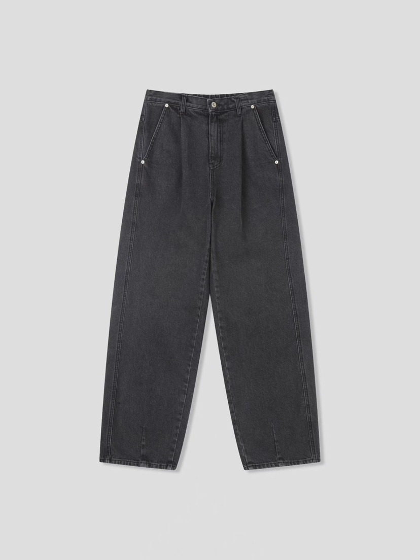 DUDE韓國直郵女士新品休閑熱賣職業時尚人氣26春夏牛仔褲DUDE牛仔褲圖色2