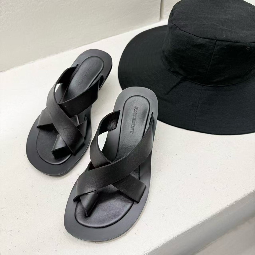 STATEMENT韓國代購女裝新款26春夏職業休閑推薦時尚涼鞋拖鞋STATEMENT涼鞋/拖鞋