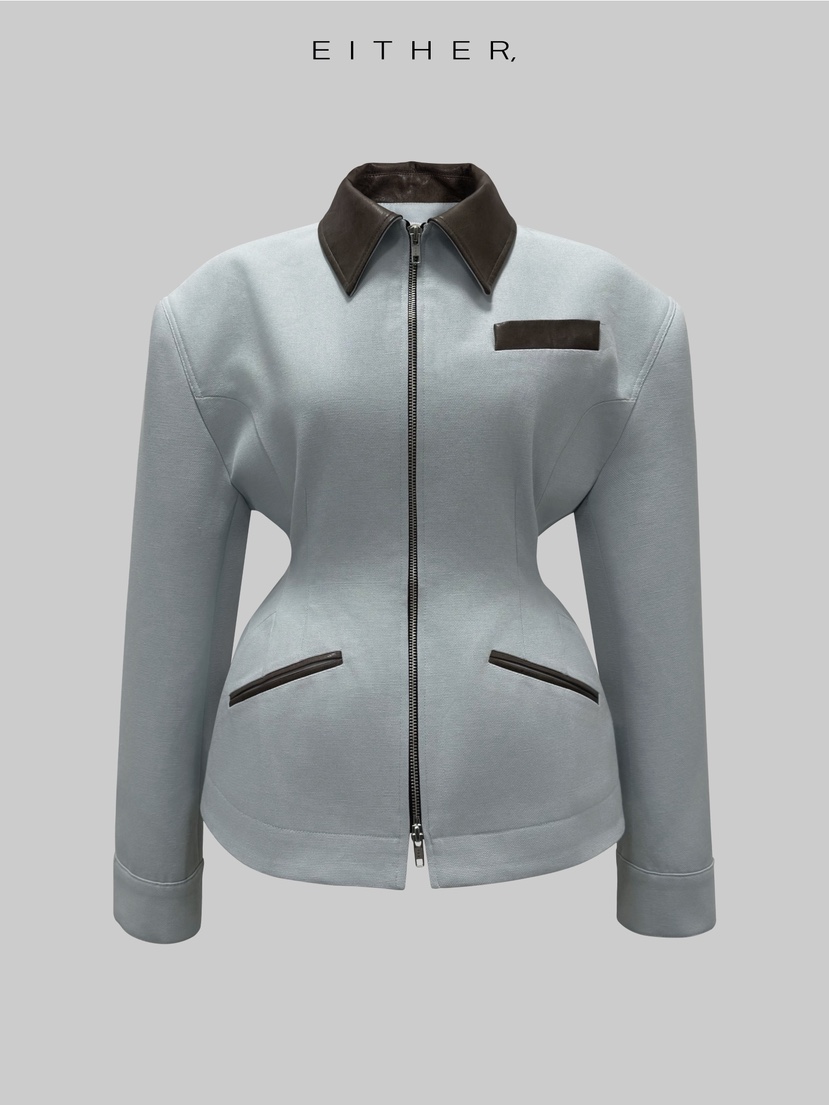 EITHER韓國直郵實拍女士新款熱賣休閑時尚人氣職業26春夏夾克EITHER夾克圖色3