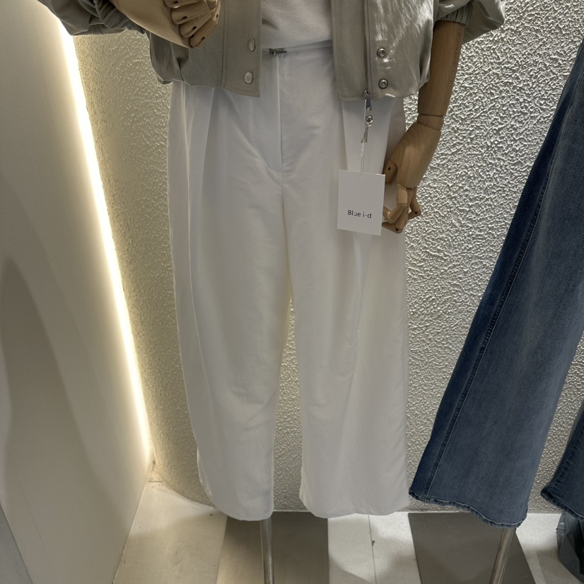 BLUEI-D/N SHARP韓國直郵女裝新款26春夏休閑褲含腰帶Blue i-d/N SHARP休閑褲圖色1