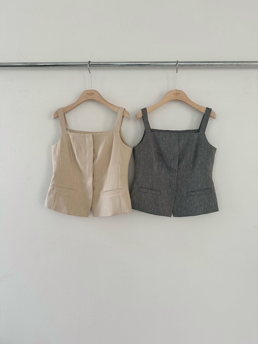 2ND GATE韓國代購女裝新品職業熱賣人氣26春夏推薦休閑馬甲2ND GATE馬甲