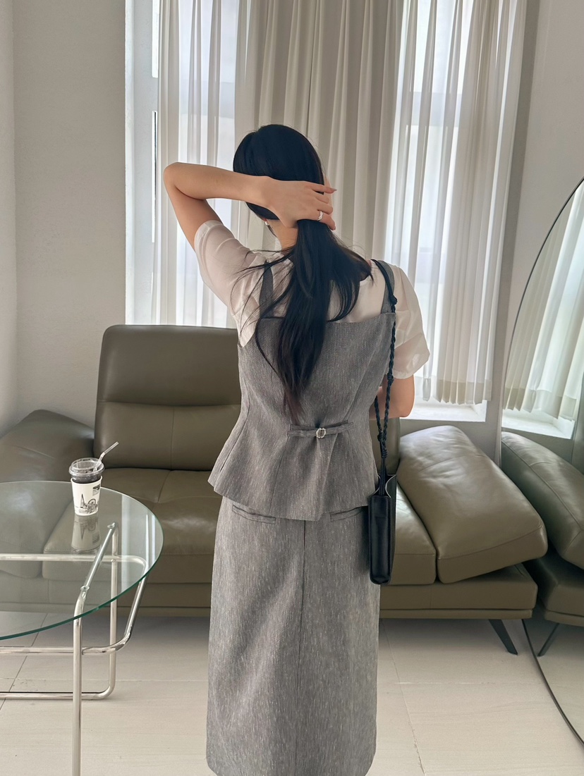 2ND GATE韓國代購女裝新品職業熱賣人氣26春夏推薦休閑馬甲2ND GATE馬甲