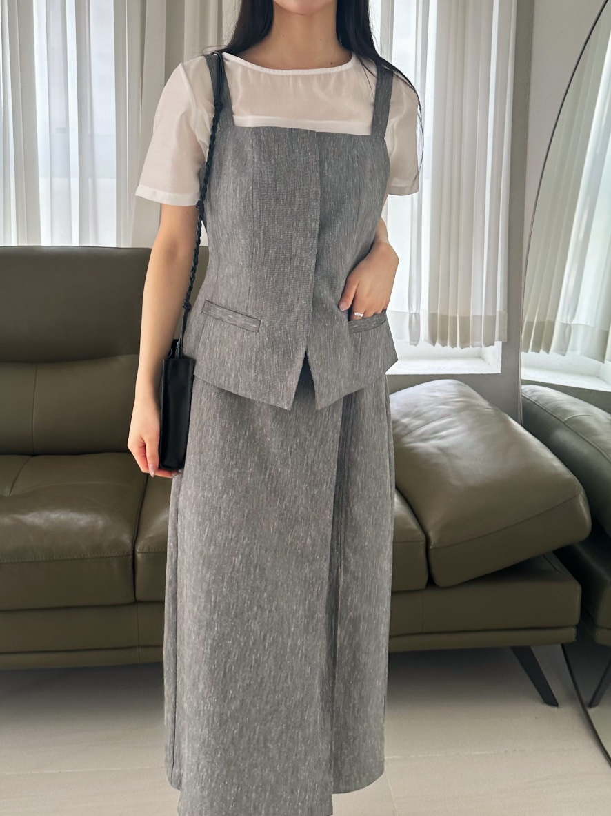 2ND GATE韓國代購女裝新品職業熱賣人氣26春夏推薦休閑馬甲2ND GATE馬甲