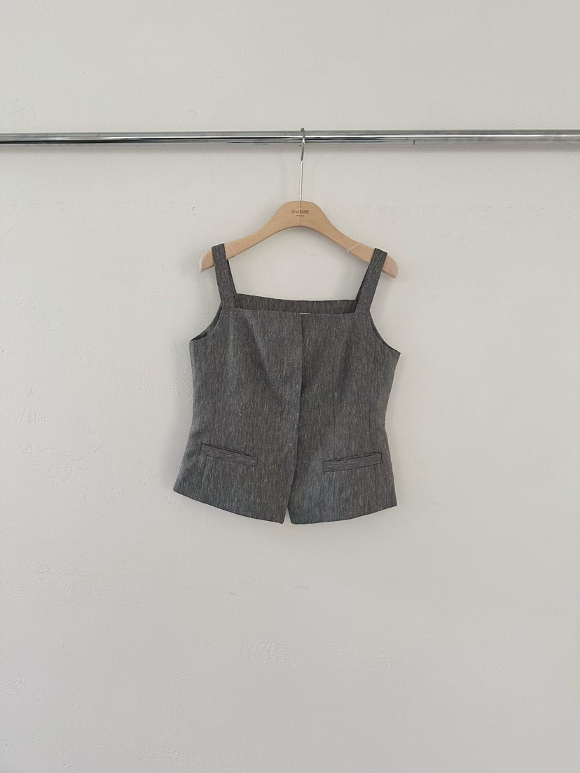 2ND GATE韓國代購女裝新品職業熱賣人氣26春夏推薦休閑馬甲2ND GATE馬甲圖色2