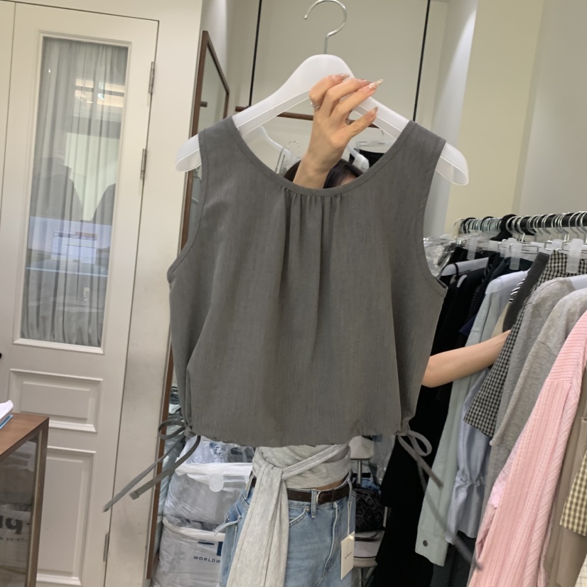 LE AHICON韓國代購女士新品時尚人氣休閑熱賣推薦吊帶背心Le Ahicon吊帶/背心