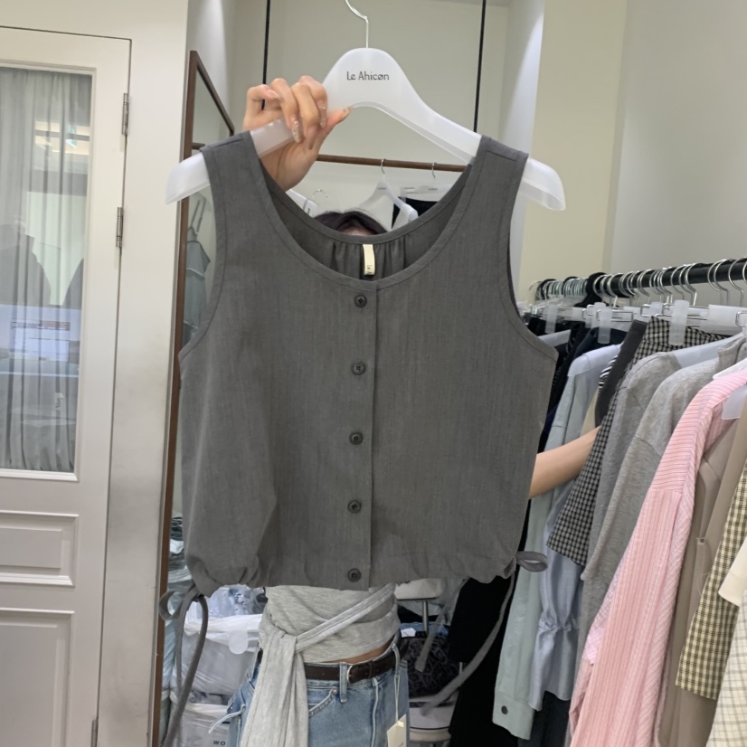 LE AHICON韓國代購女士新品時尚人氣休閑熱賣推薦吊帶背心Le Ahicon吊帶/背心圖色2