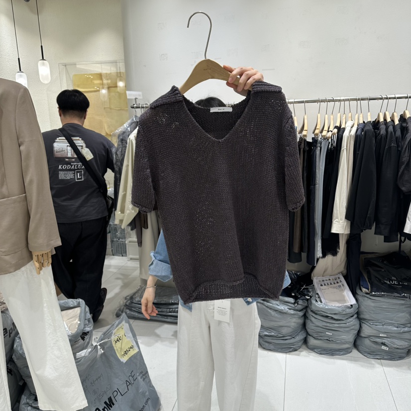 BLUEI-D/N SHARP韓國東大門直郵女士新款時尚職業針織衫Blue i-d/N SHARP針織衫圖色3