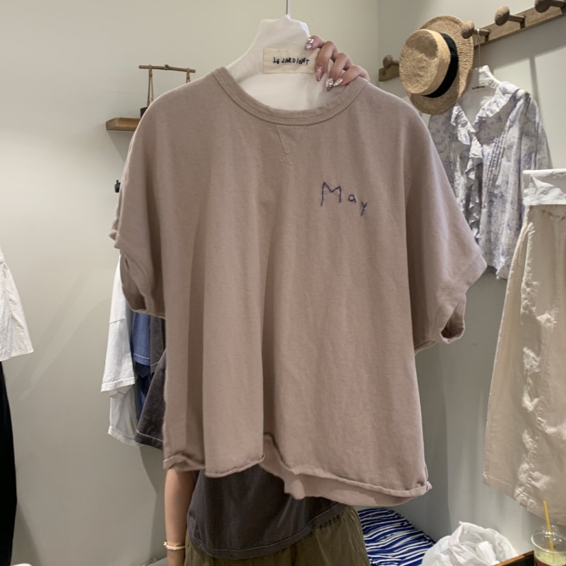 LE JARDINET韓國東大門直郵女裝新品休閑職業人氣熱賣T恤LE JARDINETT恤圖色3