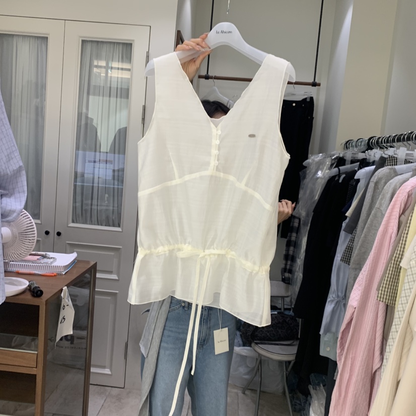 LE AHICON韓國直郵實拍女裝新品時尚休閑26春夏吊帶背心Le Ahicon吊帶/背心圖色1