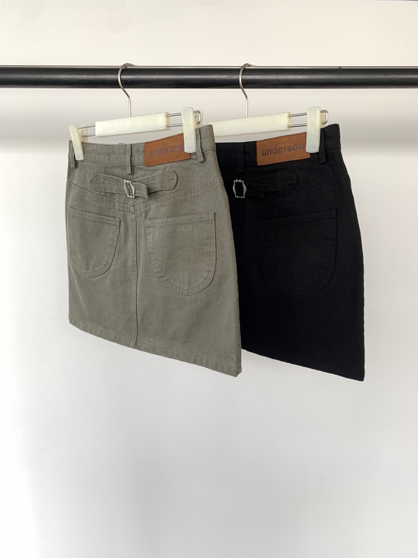 UNDERSON韓國東大門代購女裝新品職業26春夏人氣時尚短裙UNDERSON短裙