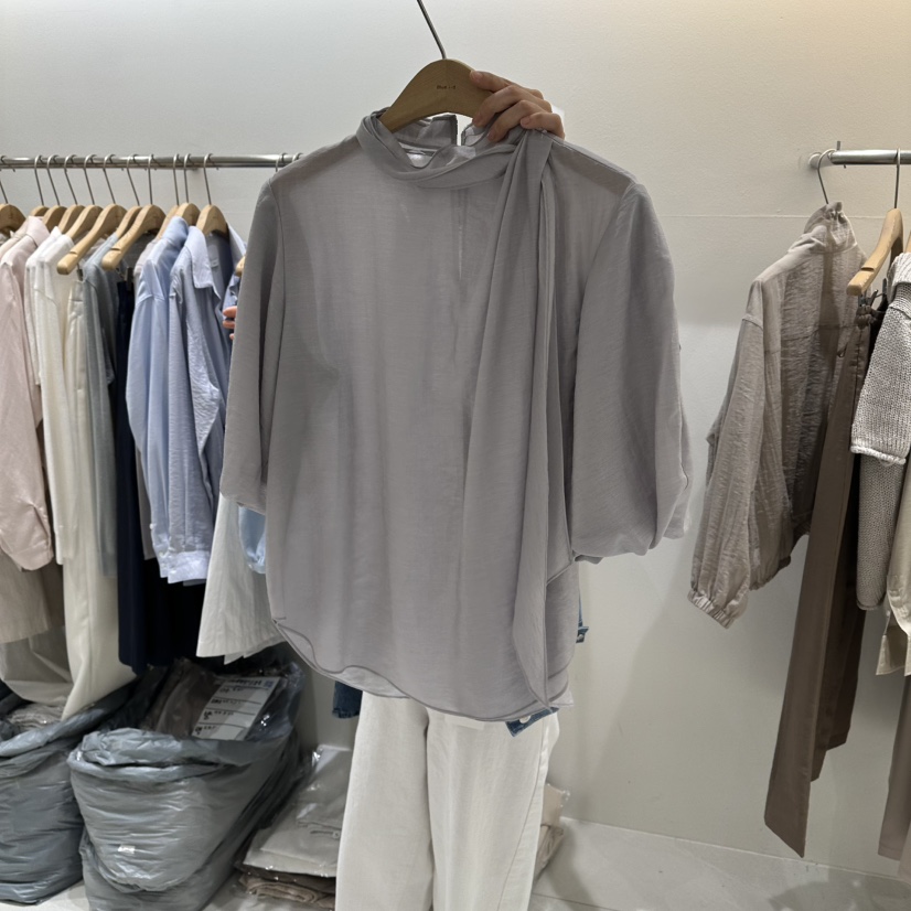 BLUEI-D/N SHARP韓國直郵實拍女士新款熱賣襯衫蕾絲衫Blue i-d/N SHARP襯衫/蕾絲衫圖色2