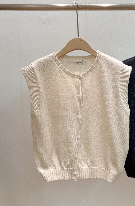 GLAD SOME韓國直郵女裝新款職業人氣時尚休閑推薦26春夏馬甲GLAD SOME馬甲圖色1