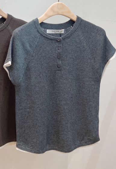 GLAD SOME韓國東大門代購女裝新品職業26春夏針織衫插肩袖GLAD SOME針織衫圖色3