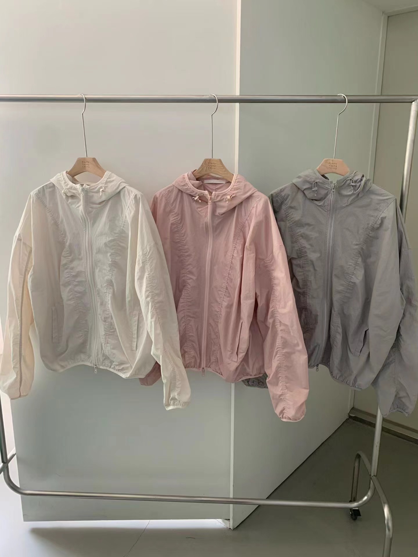 PYT-ot韓國代購女裝新款時尚人氣休閑熱賣職業推薦26春夏夾克pretty young thing夾克圖色2左二色