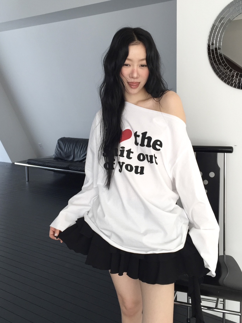 LOVE MOMENT韓國東大門直郵女士新款休閑人氣短裙荷葉邊LOVE MOMENT短裙