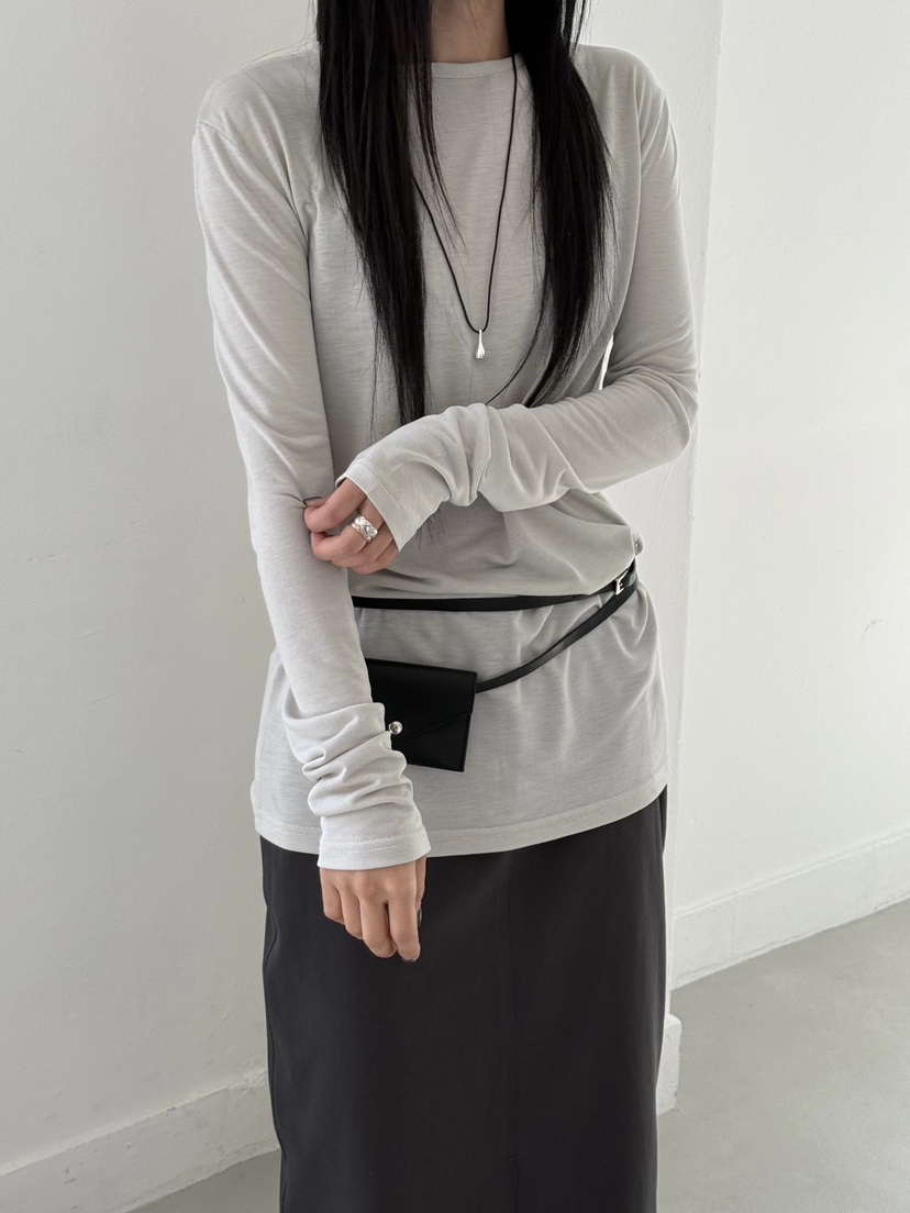 TAUPE韓國東大門直郵女裝新品推薦熱賣人氣26春夏長袖T恤TAUPE長袖T恤