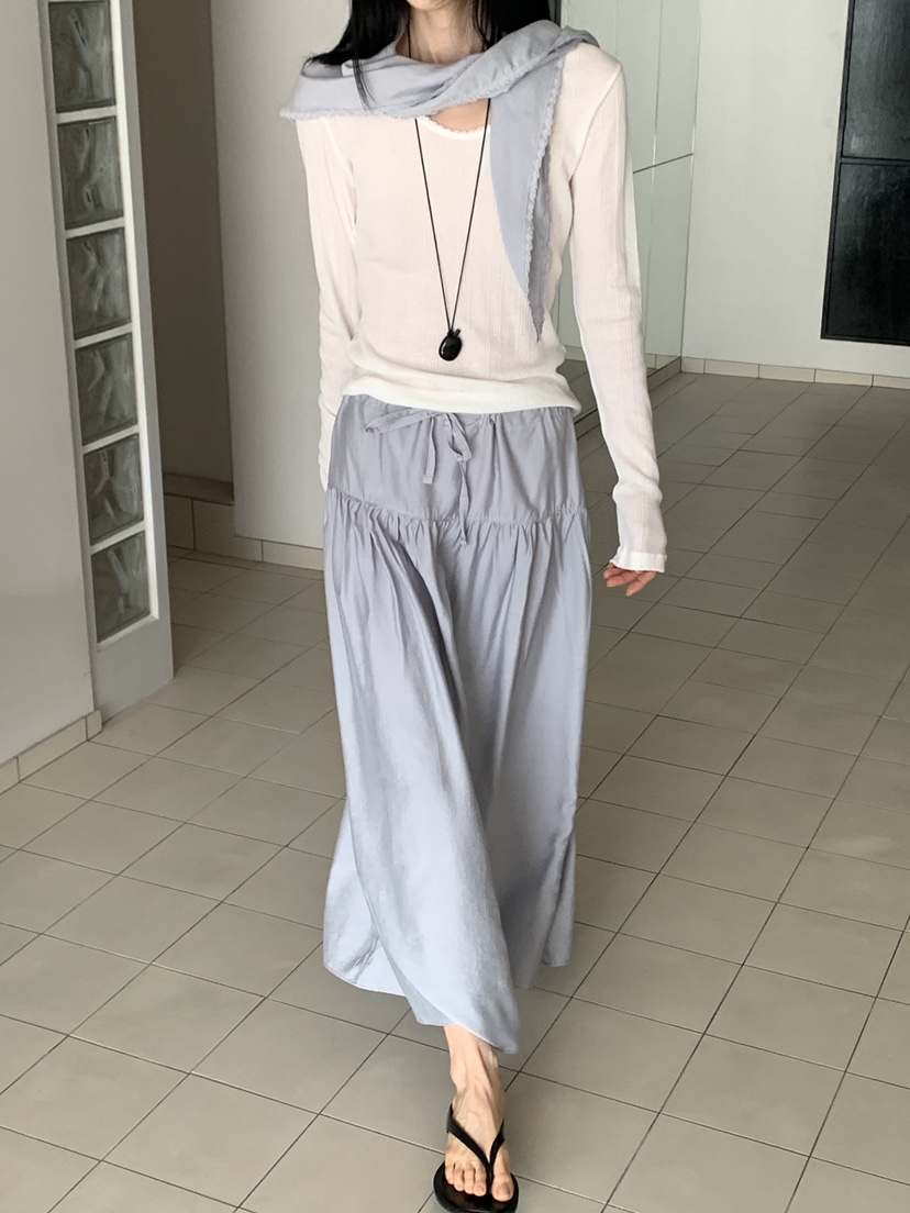 VAARA韓國直郵實拍女士新品26春夏推薦人氣熱賣長袖T恤蕾絲VAARA長袖T恤