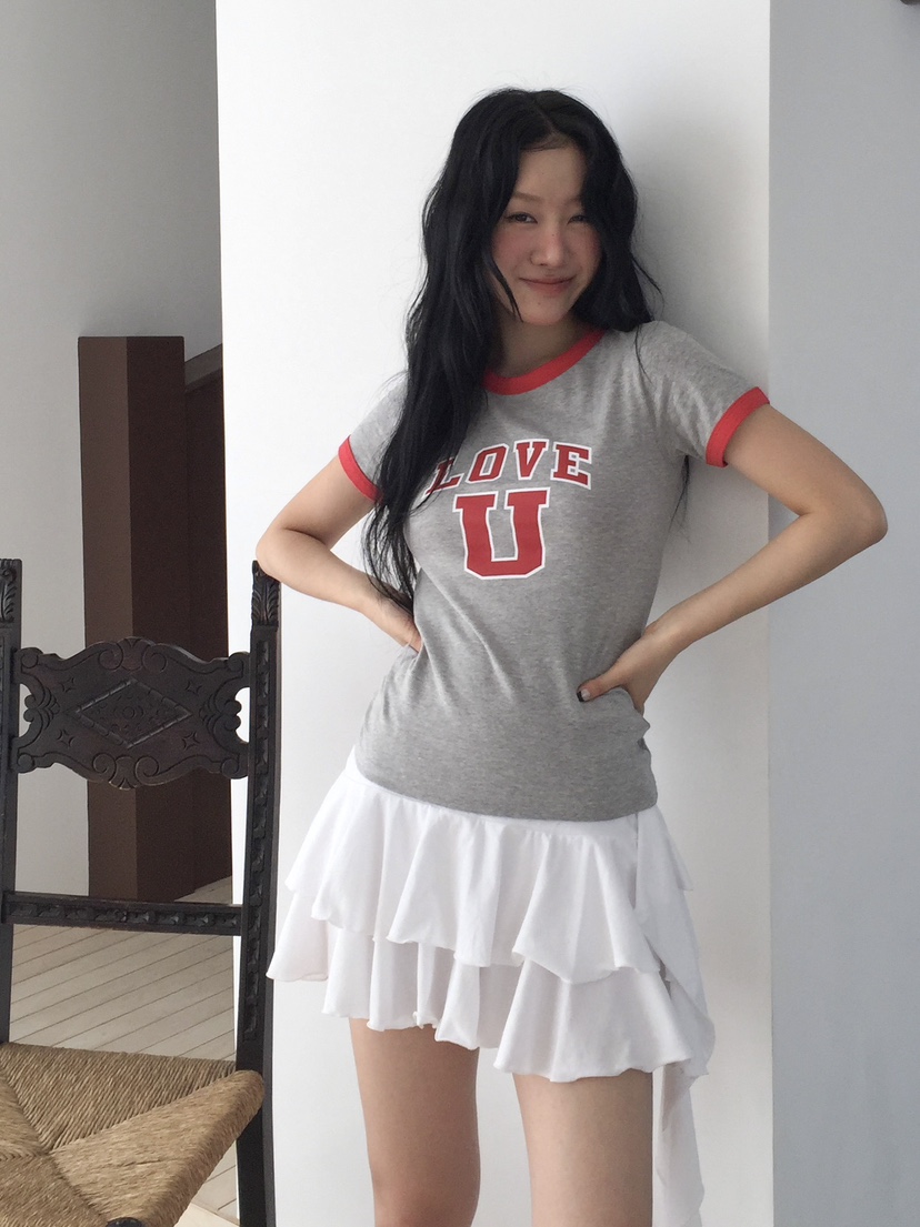 LOVE MOMENT韓國東大門直郵女裝新品推薦人氣職業熱賣T恤LOVE MOMENTT恤