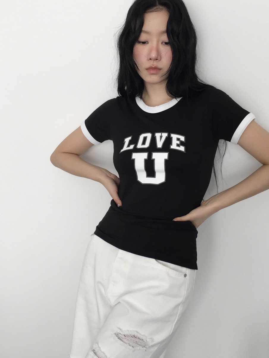 LOVE MOMENT韓國東大門直郵女裝新品推薦人氣職業熱賣T恤LOVE MOMENTT恤