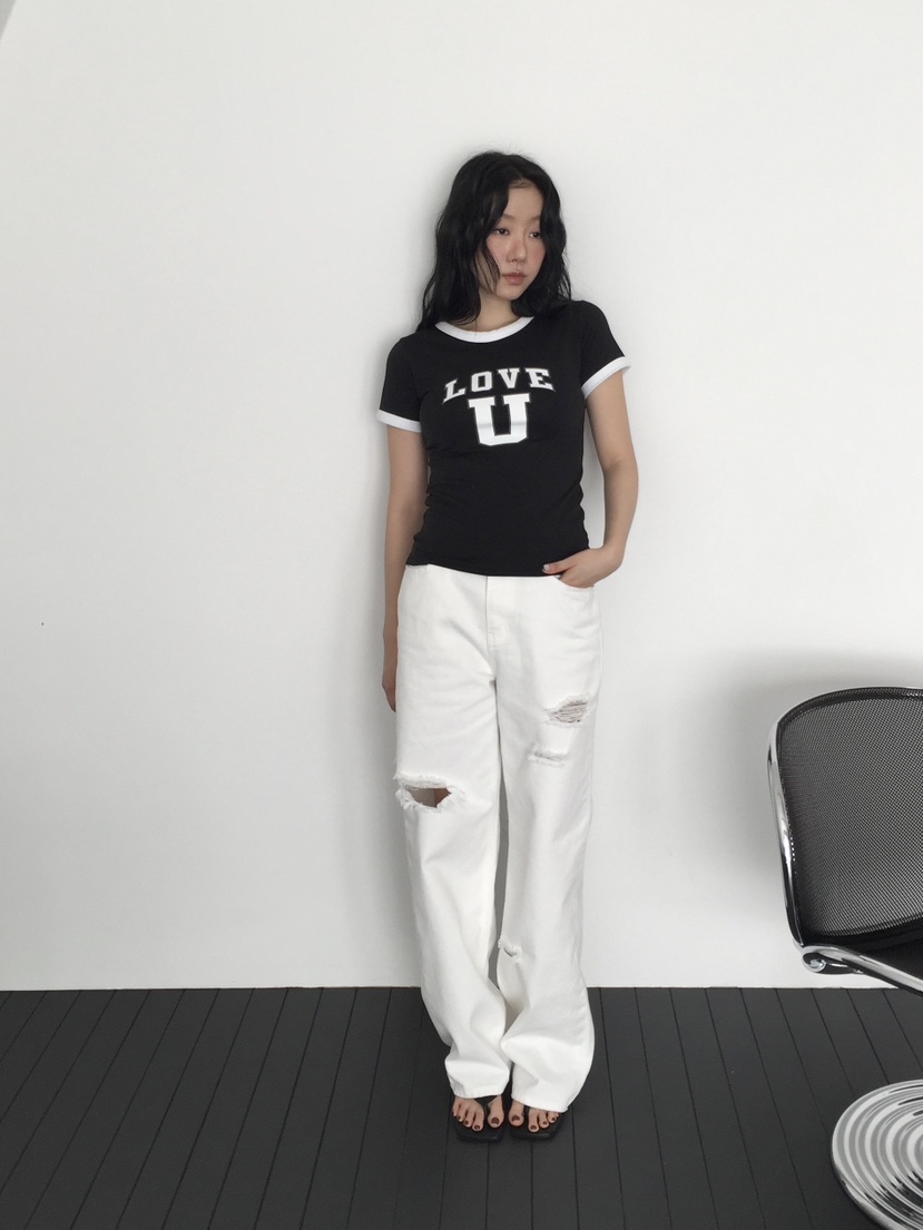 LOVE MOMENT韓國東大門直郵女裝新品推薦人氣職業熱賣T恤LOVE MOMENTT恤