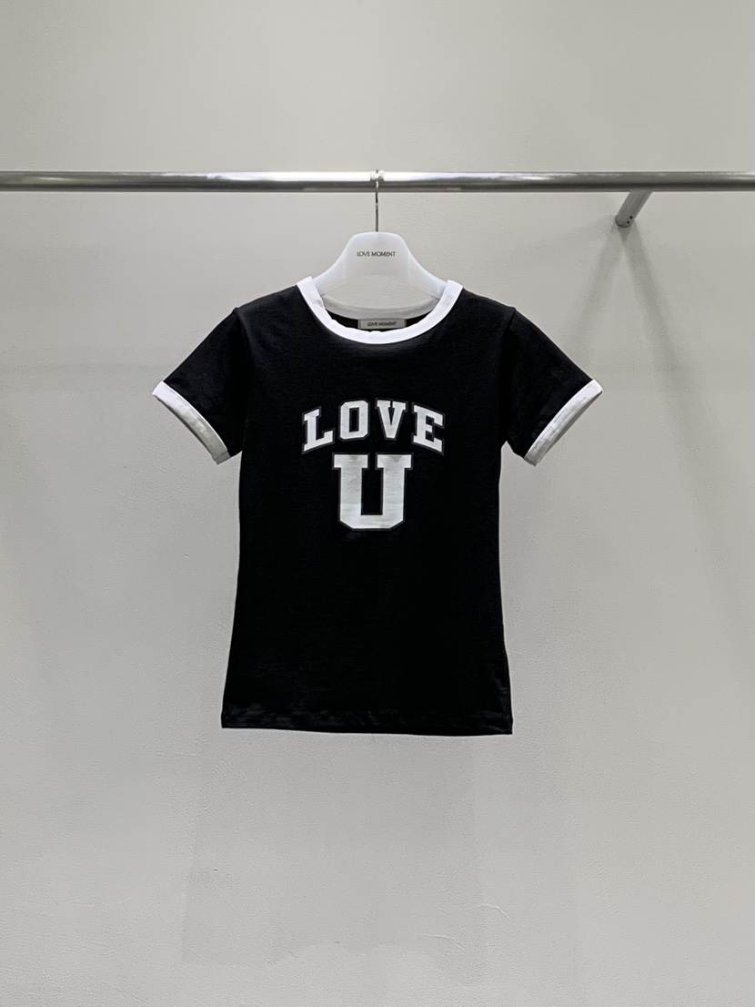 LOVE MOMENT韓國東大門直郵女裝新品推薦人氣職業熱賣T恤LOVE MOMENTT恤圖色3