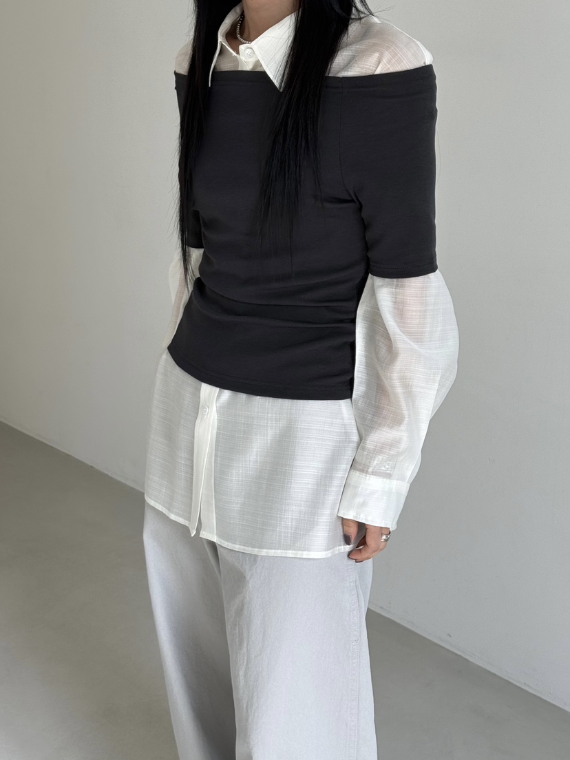 TAUPE韓國代購女裝新款休閑時尚人氣26春夏熱賣職業推薦T恤TAUPET恤