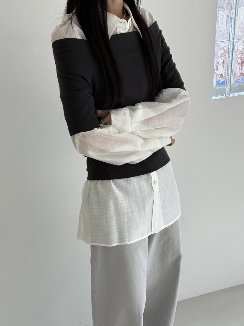 TAUPE韓國代購女裝新款休閑時尚人氣26春夏熱賣職業推薦T恤TAUPET恤