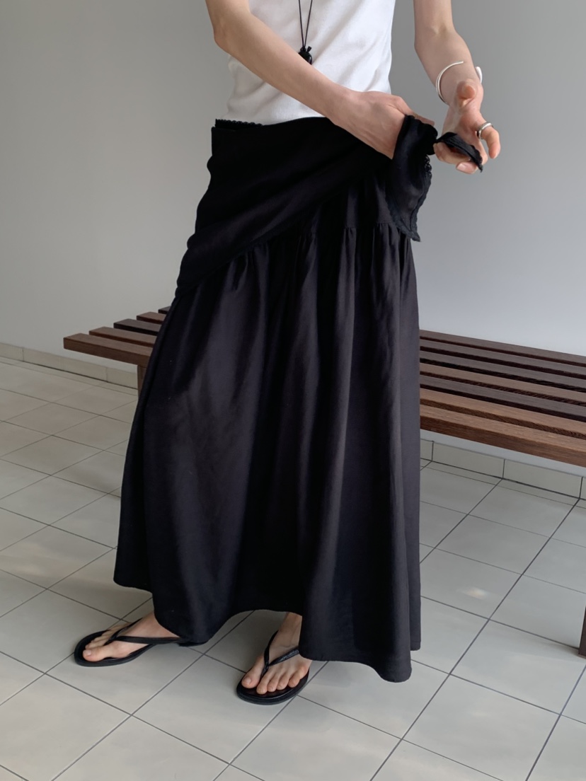 VAARA韓國直郵實拍女裝新品推薦熱賣時尚人氣休閑職業長裙VAARA長裙