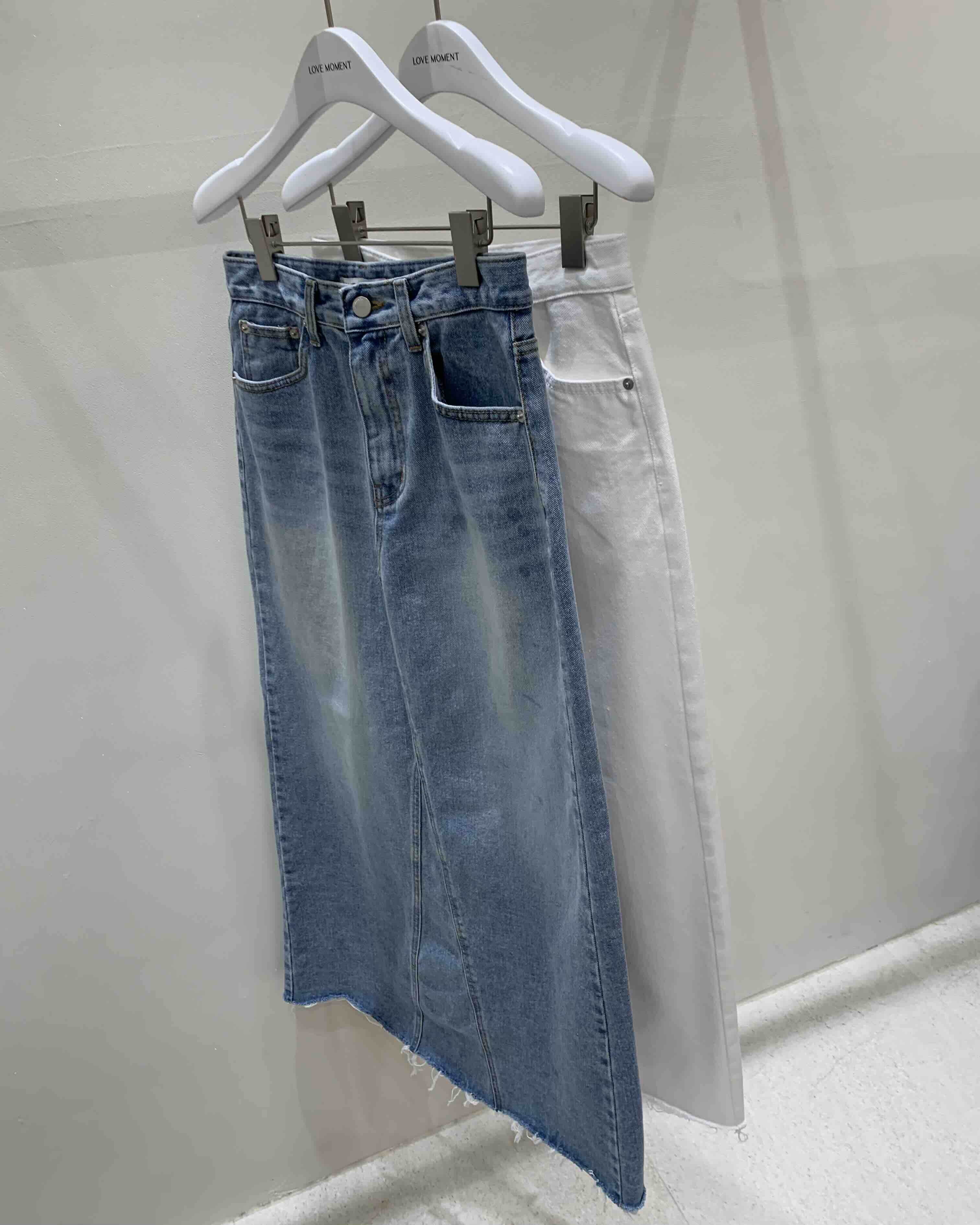 LOVE MOMENT韓國直郵女裝新款時尚休閑人氣職業長裙超長LOVE MOMENT長裙