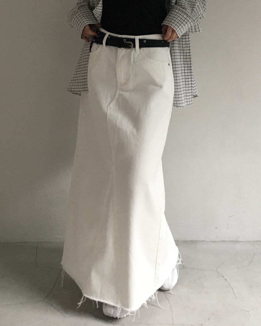 LOVE MOMENT韓國直郵女裝新款時尚休閑人氣職業長裙超長LOVE MOMENT長裙