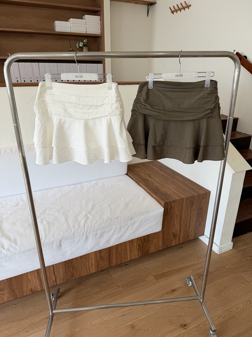 ESCHER韓國東大門直郵女裝新款熱賣推薦26春夏人氣休閑短裙ESCHER短裙