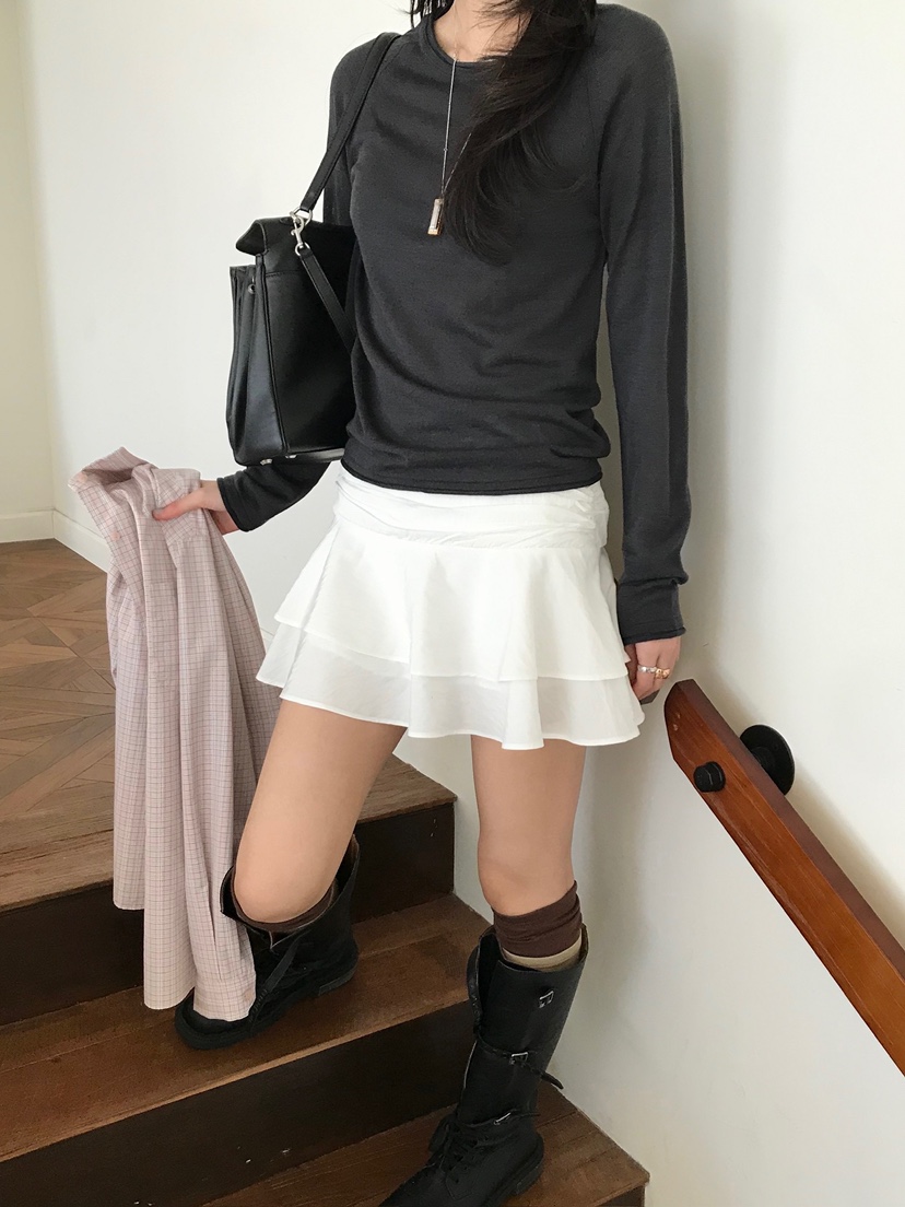 ESCHER韓國東大門直郵女裝新款熱賣推薦26春夏人氣休閑短裙ESCHER短裙