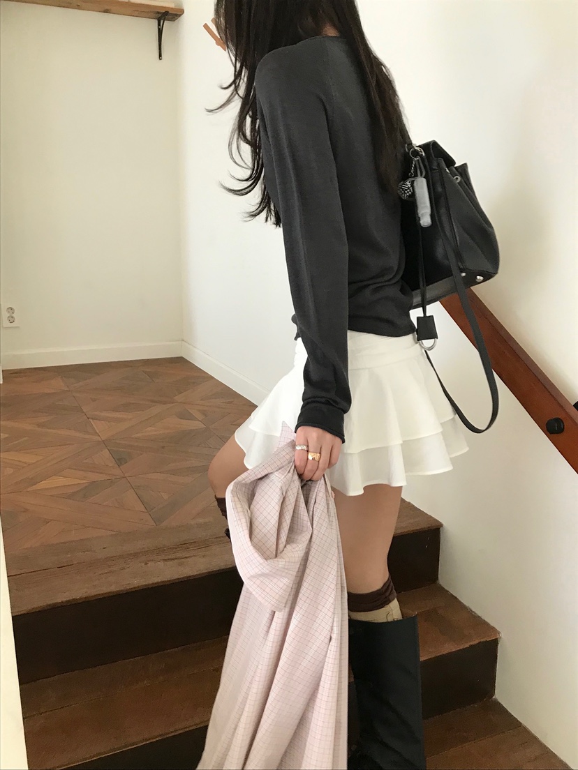 ESCHER韓國東大門直郵女裝新款熱賣推薦26春夏人氣休閑短裙ESCHER短裙