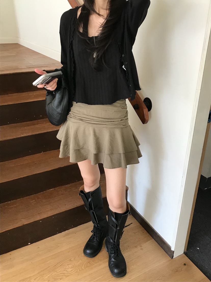 ESCHER韓國東大門直郵女裝新款熱賣推薦26春夏人氣休閑短裙ESCHER短裙