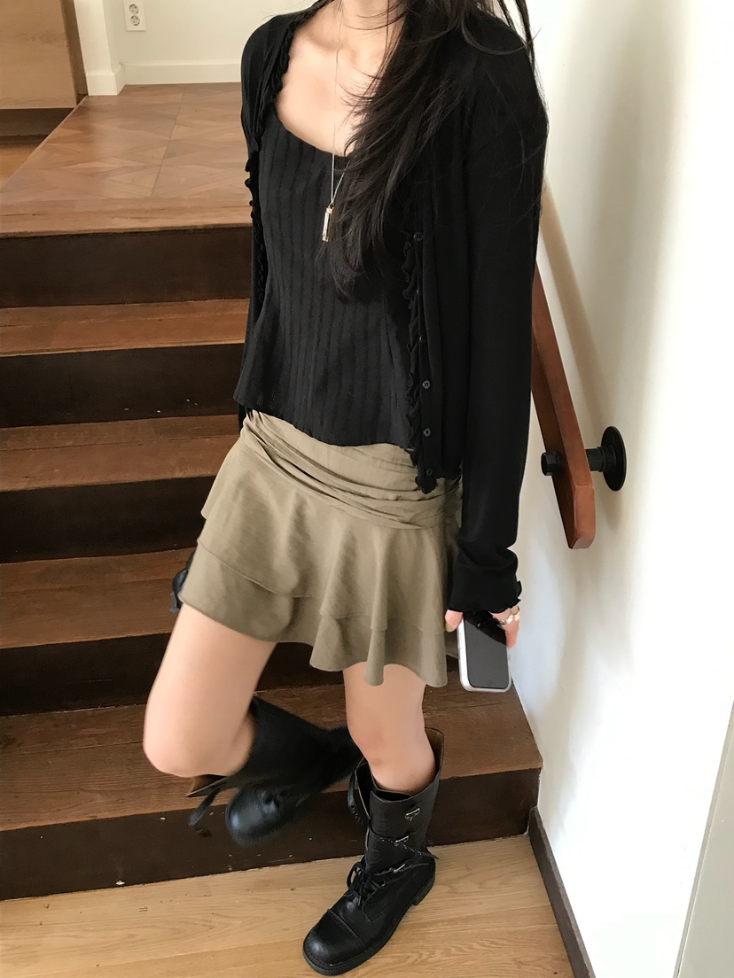 ESCHER韓國東大門直郵女裝新款熱賣推薦26春夏人氣休閑短裙ESCHER短裙